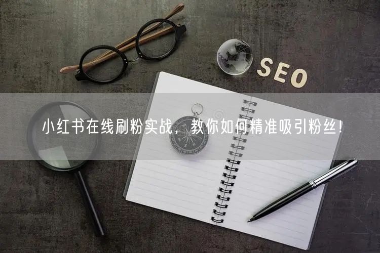 小红书在线刷粉实战,教你如何精准吸引粉丝!