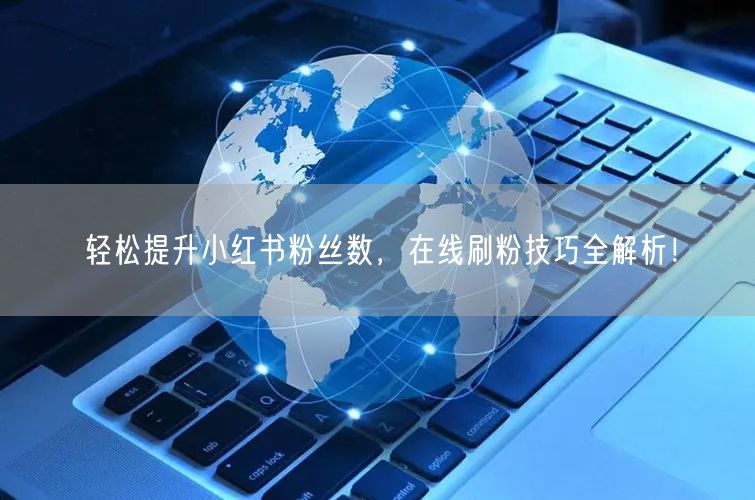轻松提升小红书粉丝数,在线刷粉技巧全解析!