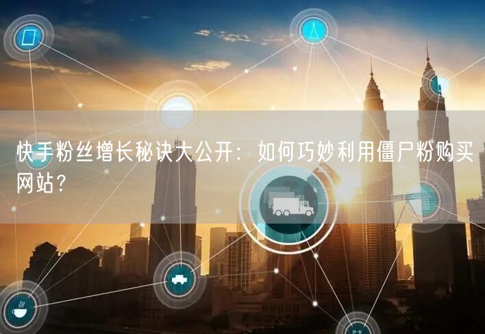 快手粉丝增长秘诀大公开:如何巧妙利用僵尸粉购买网站?