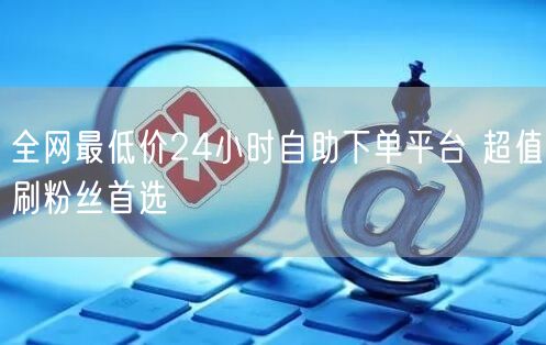 全网最低价24小时自助下单平台 超值刷粉丝首选