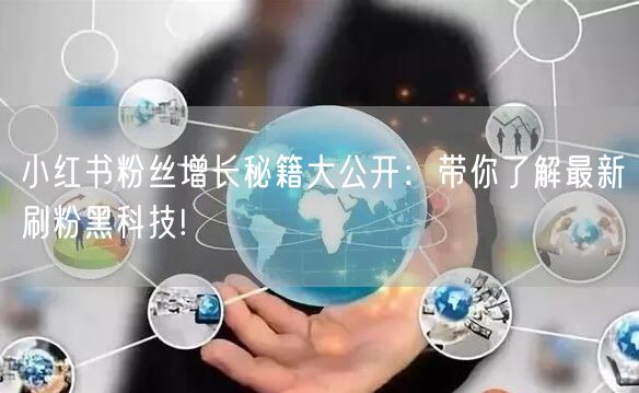 小红书粉丝增长秘籍大公开:带你了解最新刷粉黑科技!
