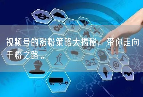 视频号的涨粉策略大揭秘，带你走向千粉之路。